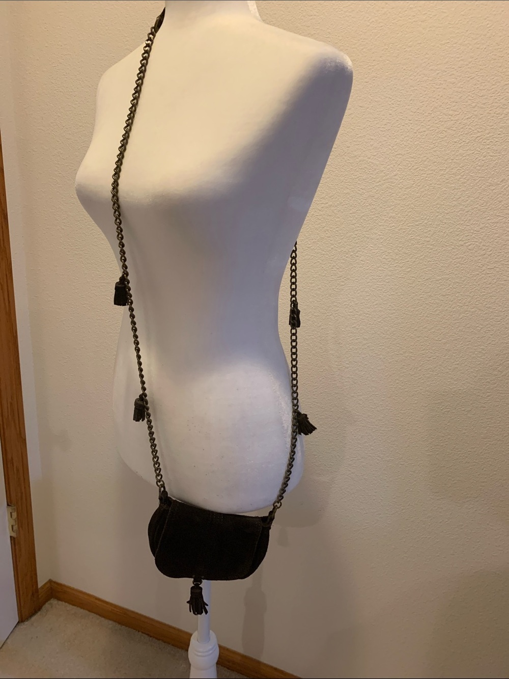 Vintage American Eagle Outfitters Tassel Crossbody Bag - Women